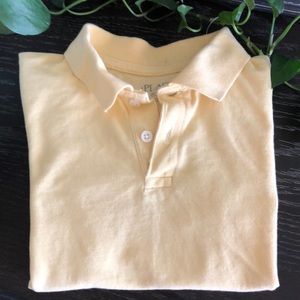 Pastel Yellow Pique Polo